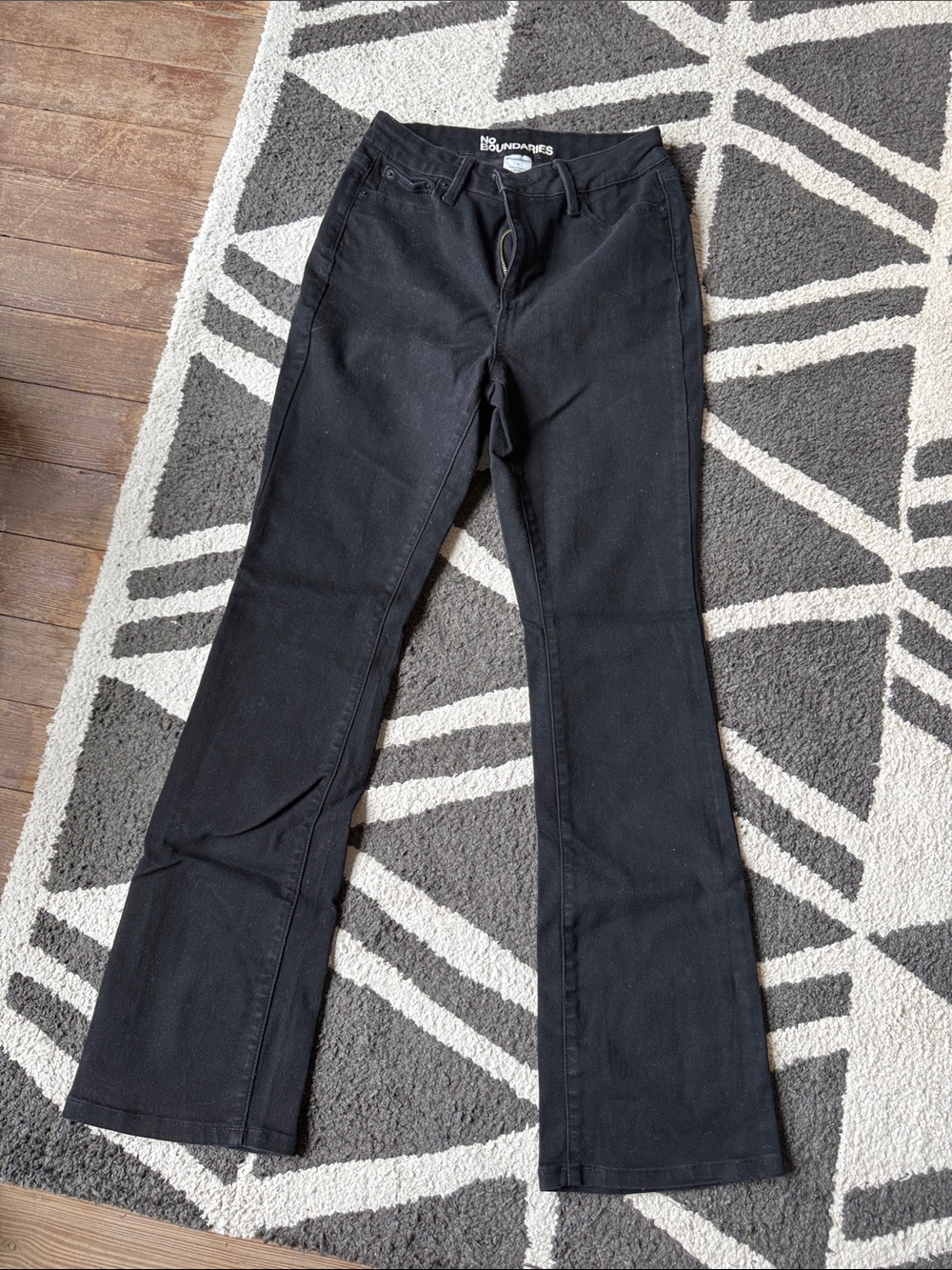 No Boundaries Black Flare Jeans